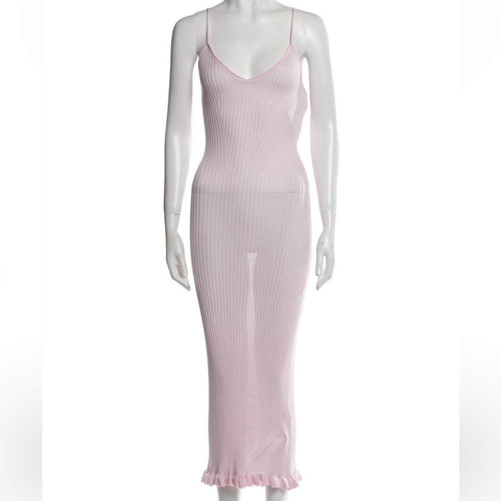 Khaite Pink Silk Dress - Picture 1 of 3